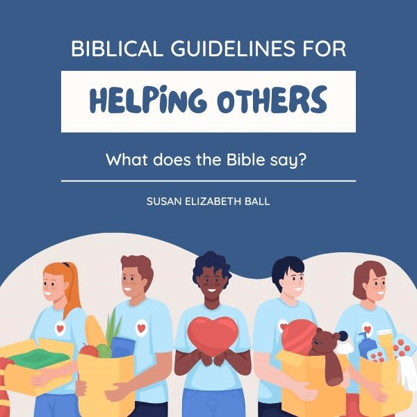 5 young people helping others by providing food, clothes, medicine, and love