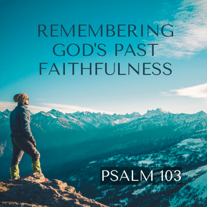 Man standing on mountain looking at a mountain range